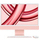 Apple - 24 - iMac Retina 4,5K (2023) - Puce Apple M3 - RAM 8Go - Stockage 512Go - GPU 10 coeurs - Rose