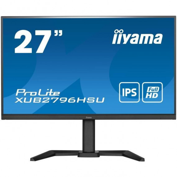 Ecran PC - IIYAMA XUB2796HSU-B5 - 27 FHD - Dalle IPS - 1 ms - 75Hz - HDMI  / DisplayPort / USB - Pied réglable en hauteur