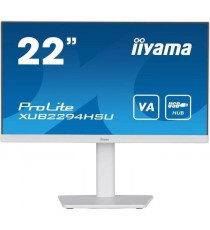Ecran PC - IIYAMA ProLite XUB2294HSU-W2 - 21.5 FHD - Dalle VA - 1 ms - 75Hz - HDMI  / DisplayPort / USB - Pied réglable en ha…