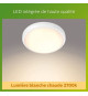 Plafonnier LED PHILIPS Doris - Blanc IP54 - 6W - 640 Lm - Intérieur/Extérieur