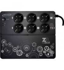 Onduleur 500 VA - INFOSEC - Z3 ZenBox EX 500 - Haute fréquence - 6 prises FR/SCHUKO - 66074