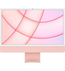 Apple - 24 iMac Retina 4,5K (2021) - Puce Apple M1 - RAM 8Go - Stockage 256Go - GPU 8 coeurs - Rose