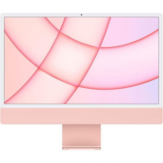 Apple - 24 iMac Retina 4,5K (2021) - Puce Apple M1 - RAM 8Go - Stockage 512Go - GPU 8 coeurs - Rose