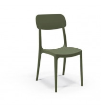 Lot de 4 chaises de jardin CALIPSO ARETA - 53 x 46 x H 88 cm - Olive