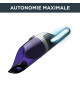 ROWENTA Aspirateur balai sans fil, Tube flexible, Compact, Tous types de surface, Autonomie 40 min, X-Trem, Noir/violet RH1238WO