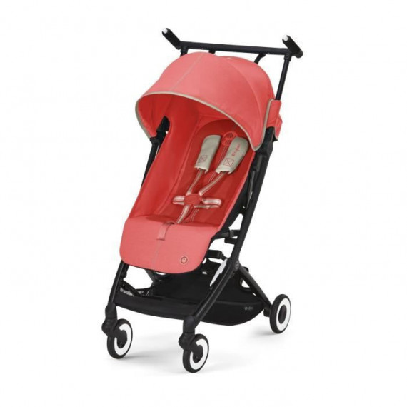 Poussette citadine ultra compacte LIBELLE Hibiscus Red CYBEX - De 6 mois a 4 ans - Rouge