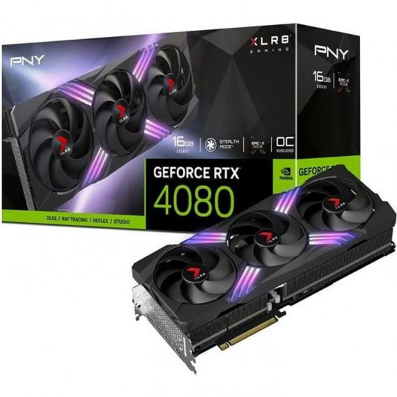 Carte graphique interne - PNY - GEFORCE RTX 4080 - 16GB - XLR8 Gaming VERTO - Overclocked Edition
