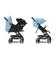 Poussette citadine compacte BEEZY Beach Blue CYBEX - De la naissance a 4 ans - Bleu