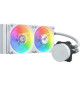 COOLER MASTER - MasterLiquid ML240 Illusion ARGB - Refroidissement liquide PC - Radiateur 240mm - Blanc (MLX-D24M-A18PW-R1)