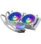 COOLER MASTER - MasterLiquid ML240 Illusion ARGB - Refroidissement liquide PC - Radiateur 240mm - Blanc (MLX-D24M-A18PW-R1)
