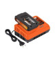 Pack batterie 2 Ah + chargeur rapide 4 Ah 20V Dual Power POWDP9062