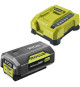 Batterie RYOBI 36V LithiumPlus 4.0 Ah - 1 chargeur rapide RY36BC60A-140
