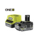 1 batterie lithium+ 18V - 4,0 Ah compacte et 1 chargeur rapide 2,0 A