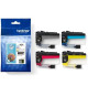 Pack de 4 Cartouches LC424VAL - BROTHER - Noir, Cyan, Magenta et Jaune haute capacité de 750 pages - Pour DCP-J1200W