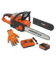 Tronçonneuse a batterie Dual Power  POWDPGSET33 - 40 V,Guide de 350 mm, Batterie et chargeur inclus