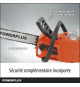 Tronçonneuse a batterie Dual Power  POWDPGSET33 - 40 V,Guide de 350 mm, Batterie et chargeur inclus