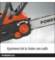Tronçonneuse a batterie Dual Power  POWDPGSET33 - 40 V,Guide de 350 mm, Batterie et chargeur inclus