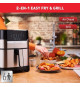 MOULINEX Friteuse sans huile + grill 4.2 L Température réglable 8 programmes automatiques Timer digital Air fryer EZ505D10