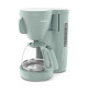 MOULINEX Cafetiere filtre 1.25L, Réservoir frontal, Porte-filtre pivotant, Systeme anti-gouttes, Maintien au chaud, Morning F…