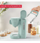 MOULINEX Cafetiere filtre 1.25L, Réservoir frontal, Porte-filtre pivotant, Systeme anti-gouttes, Maintien au chaud, Morning F…