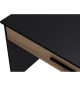 Bureau Grand  Tiroir - Décor noir et chene - L 110 x P 56 x H 81,5 cm