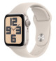 Apple Watch SE GPS - 40mm - Boîtier Starlight Aluminium - Bracelet Starlight Sport Band - M/L