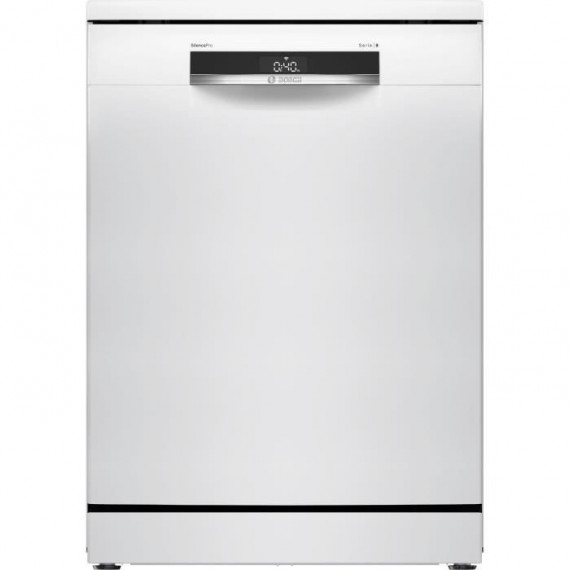 Lave-vaisselle pose libre BOSCH SMS6ZCW12E SER6 - 14 couverts - Induction - L60cm - 38dB - Blanc