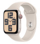 Apple Watch SE GPS + Cellular - 44mm - Boîtier Starlight Aluminium - Bracelet Starlight Sport Band - M/L
