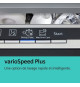 Lave-vaisselle pose libre SIEMENS iQ500 SR25YI04ME - 10 couverts - Induction - L45cm - 43 dB - Gris