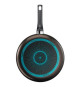 TEFAL B5543202 EASY COOK & CLEAN Sauteuse 24 cm avec couvercle, anti adhésif tous feux sauf induction, fabriqué en Franc