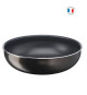 TEFAL L1507702 Ingenio Easy Plus Wok 26 cm, poignée non incluse, antiadhésif, fabriqué en France, tous feux sauf induction