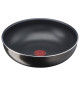 TEFAL L1507702 Ingenio Easy Plus Wok 26 cm, poignée non incluse, antiadhésif, fabriqué en France, tous feux sauf induction