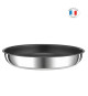 TEFAL L9730402 INGENIO PREFERENCE Poele 24 cm, inox, antiadhésif, poignée vendue séparément, tous feux dont induction