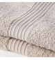 TODAY Essential - Lot de 2 serviettes de toilette 50x90 cm 100% Coton coloris dune