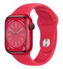 Apple Watch Series 8 GPS + Cellular - 41mm - Boîtier (PRODUCT)RED Aluminium - Bracelet (PRODUCT)RED Sport Band - Regular