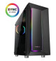 Boitier PC - ABKONCORE - C510S Sync - Boitier sans alimentation - Moyen tour - Format ATX