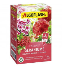 Engrais Géraniums, Fleurs de Massifs et Balcons - ALGOFLASH NATURASOL - 1 kg