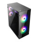 ABKONCORE BOITIER PC R850 Sync - rétro éclairage RGB - Noir - Verre trempé - Format E-ATX (ABKO-RMS-850-SYNC-200F)