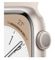 Apple Watch Series 8 GPS - 45mm - Boîtier Starlight Aluminium - Bracelet Starlight Sport Band - Regular