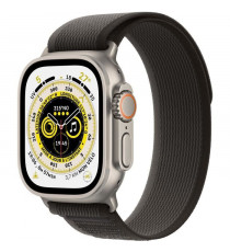 Apple Watch Ultra GPS + Cellular - 49mm - Titanium - Bracelet Black/Gray Trail Loop - S/M