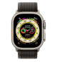 Apple Watch Ultra GPS + Cellular - 49mm - Titanium - Bracelet Black/Gray Trail Loop - S/M
