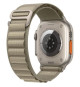 Apple Watch Ultra 2 GPS + Cellular- 49mm - Boîtier Titanium - Bracelet Olive Alpine Loop - Medium