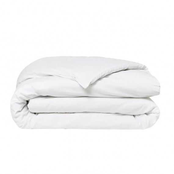 Housse de couette TODAY Essential - 240 x 260 cm - 2 personnes - 100% Coton uni - Craie