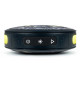 BIGBEN Party - Enceinte Bluetooth ronde avec dragonne et effets lumineux - 15W - Noir et jaune camouflage