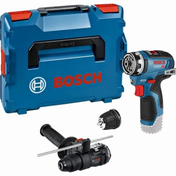 Perceuse-visseuse Bosch Professional GSR 12V-35 FC + GFA 12-H + GFA 12-B + L-BOXX - 06019H300B