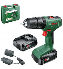Perceuse visseuse a percussion Bosch EasyImpact 18V40 + (2xbatterie 2,0Ah) + chargeur AL18V-20 in carrying case
