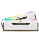 Mémoire RAM - CORSAIR - Vengeance RGB Pro DDR4 - 16GB 2x8GB DIMM - 3600 MHz  - 1.35V - Blanc (CMH16GX4M2D3600C)