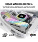 Mémoire RAM - CORSAIR - Vengeance RGB Pro SL DDR4 - 32GB 2x16GB DIMM - 3600 MHz  - 1.35V - Blanc (CMH32GX4M2D3600C)