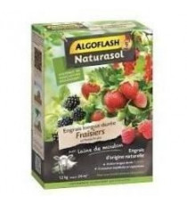 Engrais Fraisiers et Petits Fruits - ALGOFLASH NATURASOL - Longue durée - 1,2 kg
