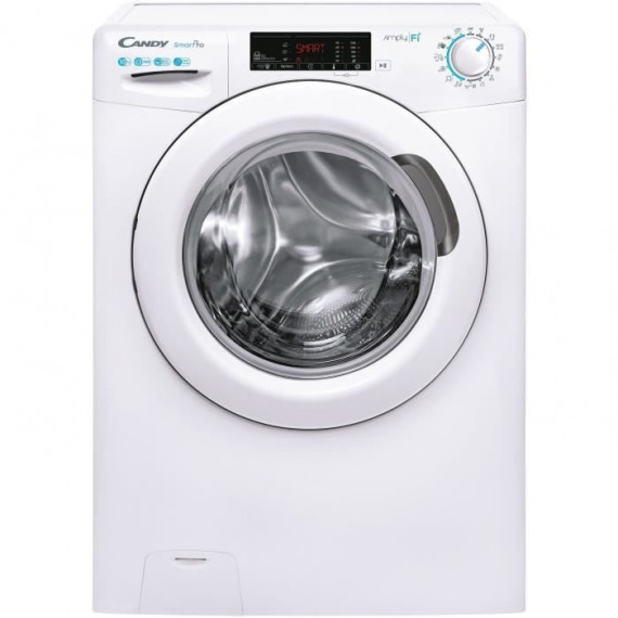 Lave-linge hublot CANDY CO12105TE/1-S - 10 kg - L60 cm - 1200 trs/min - Connecté wi-fi + Bluetooth - Blanc